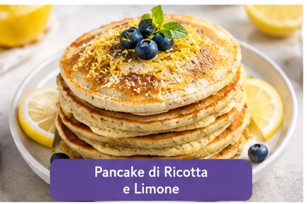 Pancake di ricotta e limone